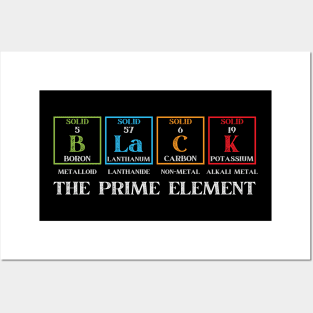 Black The Prime Element , Black History Month Posters and Art